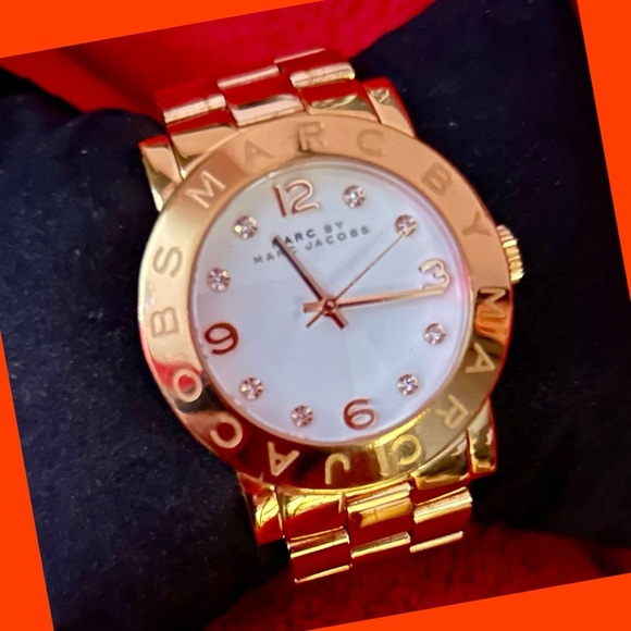 MARC BY MARC JACOBS AMY ROSE GOLD TONE WOMAN WRIST WATCH MBM3077 - Picture 3 of 4